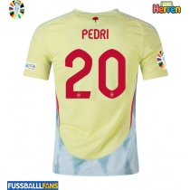 Spanien Pedri Gonzalez #20 Auswärtstrikot EM 2024 Kurzarm